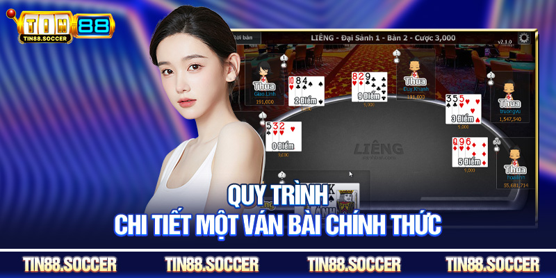 Quy trình chi tiết một ván bài chính thức